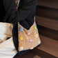 Women’s Crochet Floral Bag 🧶 Ethnic Style Shoulder Tote 🌸