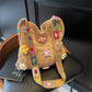 Women’s Crochet Floral Bag 🧶 Ethnic Style Shoulder Tote 🌸