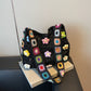 Women’s Crochet Floral Bag 🧶 Ethnic Style Shoulder Tote 🌸