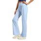 🏆LAST DAY 50% OFF🥰Figure-Flattering Straight-Leg Yoga Pants✨High Waist Stretch Slim Fit Breathable Workout Trousers