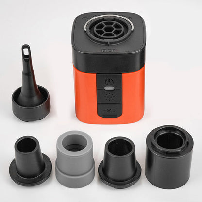 Mini Electric Outdoor Air Pump with Light ⛺💨 – Portable Inflator & Deflator for Camping Mattresses, Tents & Inflatable Gear | Compact & Fast Inflation ✨