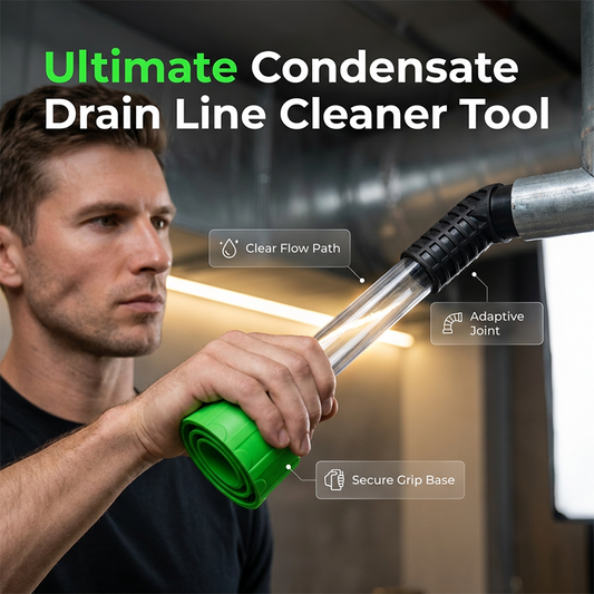 🧼 Condensate Drain Cleaner Tool for Air Conditioner | HVAC Pipe Unblocker & Flow Restore Tool