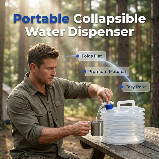 ⏳Limited Time Special Price⏰️Collapsible Water Container with Spigot