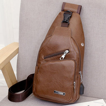🎁2026 New Arrivals 60% OFF💥Exquisite Gift - Men's Multifunctional High Quality Leather Chest Bag