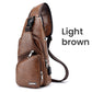 🎁2026 New Arrivals 60% OFF💥Exquisite Gift - Men's Multifunctional High Quality Leather Chest Bag