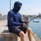 📢📢40% OFF !! ⏰Men's 5-Pack UV Protection Hooded Sun Shirts