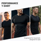 Men’s Raglan Sleeve Athletic T-Shirt – Stretch, Quick-Dry & Muscle Fit